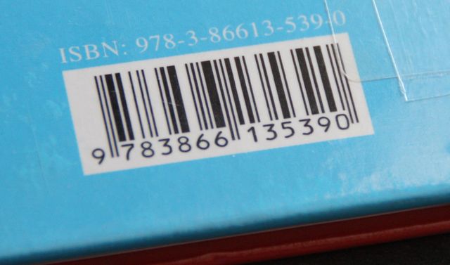 Über die ISBN-Nummer finden wir die Daten zum Buch im Internet